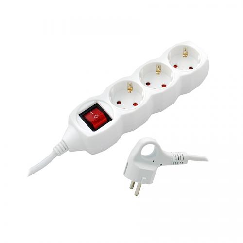 Изображение Сетевой фильтр СТАРТ С/У S 3Х3-ZDV 3Р3М 3 м, белый