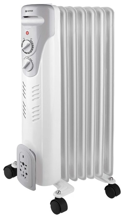 Изображение Масляный радиатор VITEK VT-1708 ( 1500/900/600 Вт/7 секций)