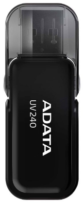 Изображение USB flash ADATA UV240,(USB 2.0/32 Гб)-черный (AUV240-32G-RBK)