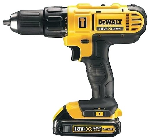 Изображение Шуроповерт DeWalt DCD776S2 (42 Н·м//Li-Ion/1.5 А.ч/18 В) ()