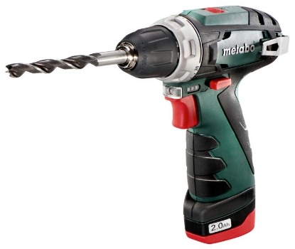 Изображение Шуроповерт Metabo PowerMaxx BS 2014 Basic 2.0Ah x2 Case (34 Н·м//Li-Ion/2 А.ч/10.8 В) (600080500)