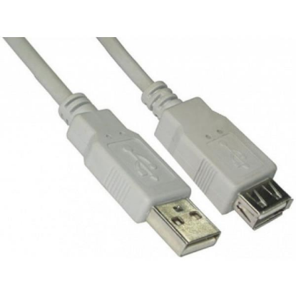 Изображение Кабель соединительный 5BITES UC5011-030C USB 2.0 A USB 2.0 A серый 3 м