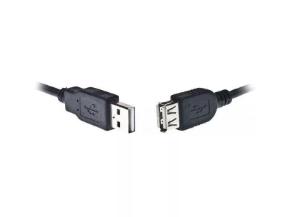 Изображение Кабель соединительный Bion BXP-CCP-USB2-AMAF-030 USB 2.0 A USB 2.0 A черный 3 м