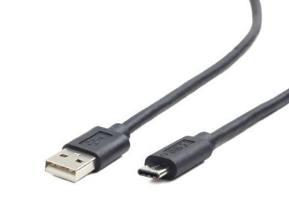 Изображение Кабель соединительный Gembird CCP-USB2-AMCM-6 USB 2.0 A USB 3.0 C черный 1,8 м