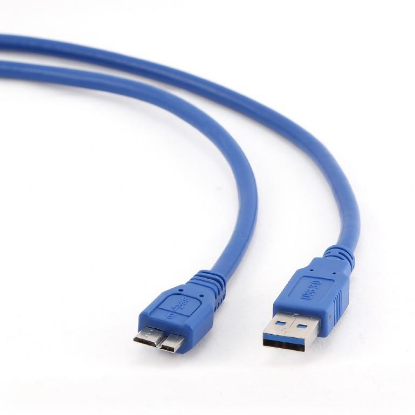 Изображение Кабель соединительный Gembird CCP-mUSB3-AMBM-0.5M USB 3.0 A micro USB 3.0 B синий 0,5 м