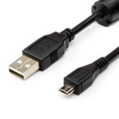 Изображение Кабель соединительный Atcom АТ9174 USB 2.0 A Micro USB 2.0 B черный 0,8 м