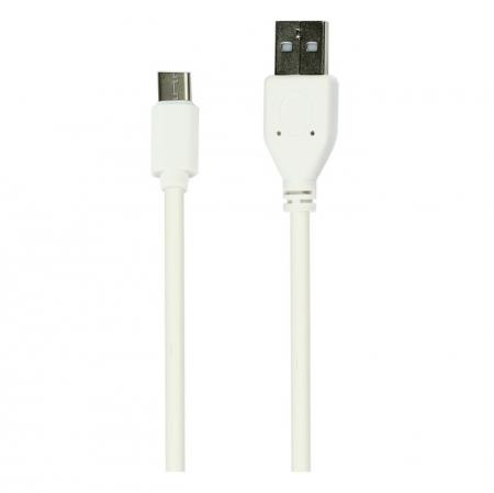 Изображение Кабель соединительный SmartBuy iK-3112 USB 2.0 A USB 3.1 C белый 1,2 м