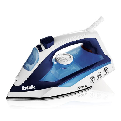 Изображение Утюг BBK ISE-2201 (2200 Вт/синий, белый)