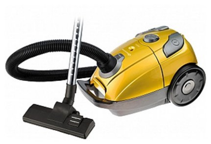 Изображение Пылесос Eurostek EVC-3016 (2400 Вт /мешок/желтый, серый)
