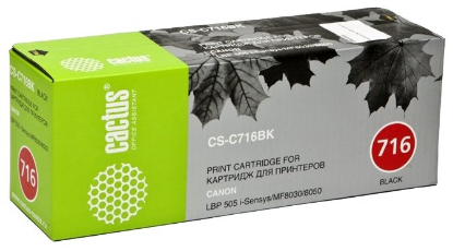 Изображение Картридж Cactus CS-C716BK