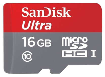 Изображение Карта памяти SanDisk MicroSDHC Class 10 16 Гб  SDSQUNS-016G-GN3MN