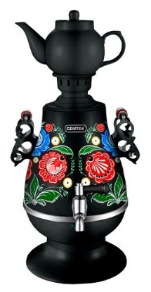 Изображение Электрический самовар CENTEK CT-0091 черный (4 л /2300 Вт /черный)