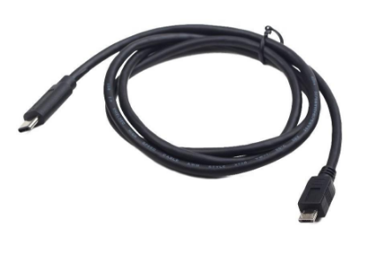 Изображение Кабель соединительный Gembird CCP-USB2-mBMCM-6 USB 3.1 C Micro USB 2.0 B черный 1,8 м
