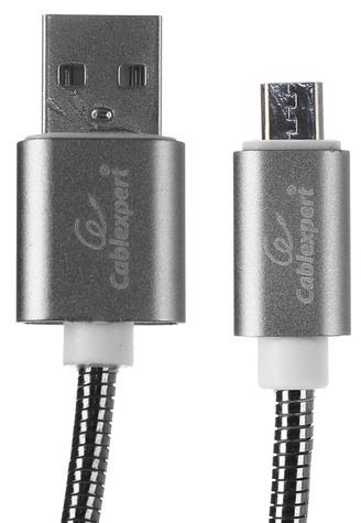 Изображение Кабель соединительный Gembird CC-G-mUSB02Gy-0.5M USB 2.0 A Micro USB 2.0 B серый 0,5 м