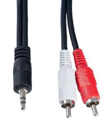 Изображение Кабель соединительный Perfeo J2004 3.5 mm jack-RCA x2 (черный) (3 м)