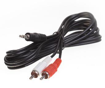 Изображение Кабель соединительный SmartBuy KA315 3.5 mm jack-RCA x2 (черный) (5 м)