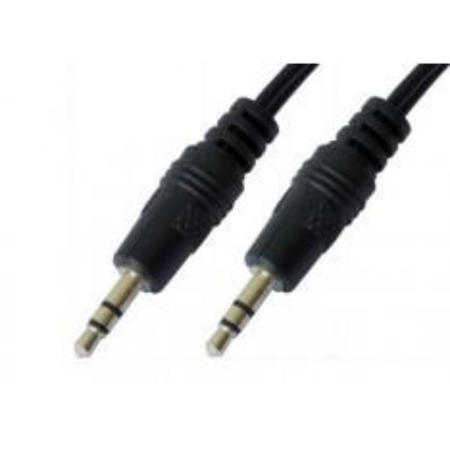 Изображение Кабель соединительный 5BITES AC35J-010M 3.5 mm jack-3.5 mm jack (черный) (1 м)