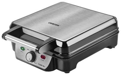 Изображение Вафельница CENTEK CT-1453 (1100 Вт /серебристый)