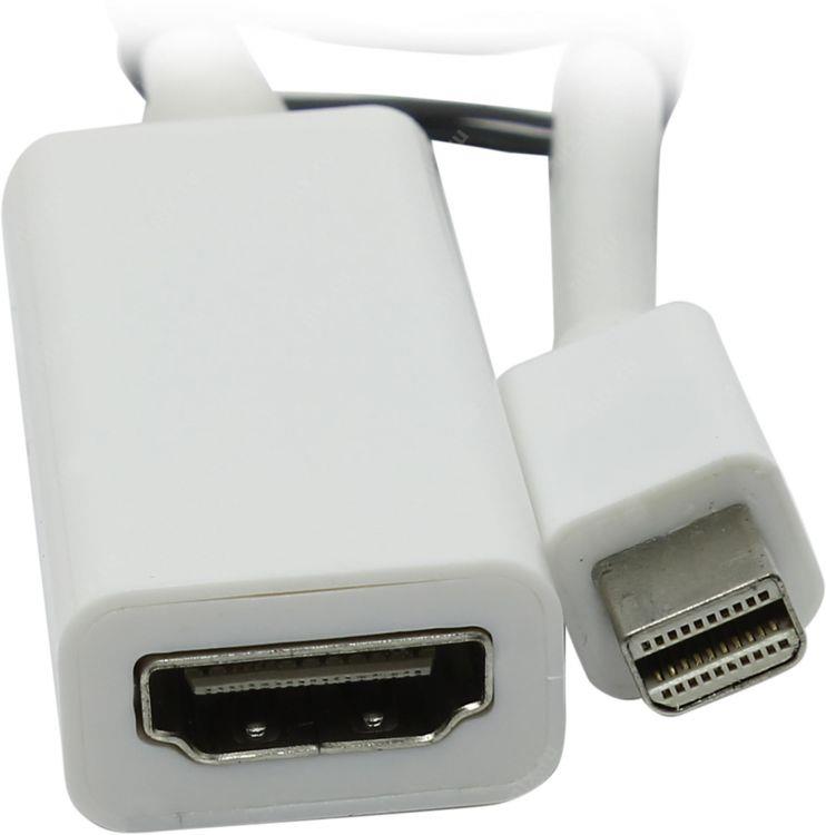 Изображение Переходник VCOM VHD6055 mini DisplayPort-HDMI (белый) (0,15 м)