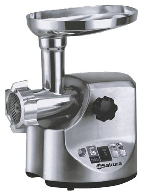 Изображение Мясорубка Sakura SA-6411 (1800 Вт //серебристый)