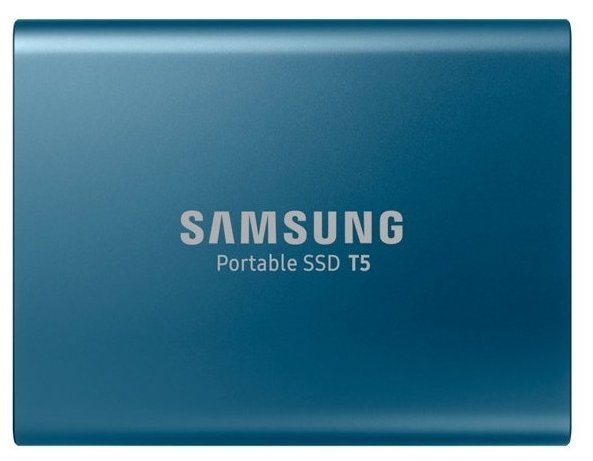 Изображение Внешний жесткий диск Samsung Portable SSD T5 500GB синий (500 Гб/1.8"/SSD)