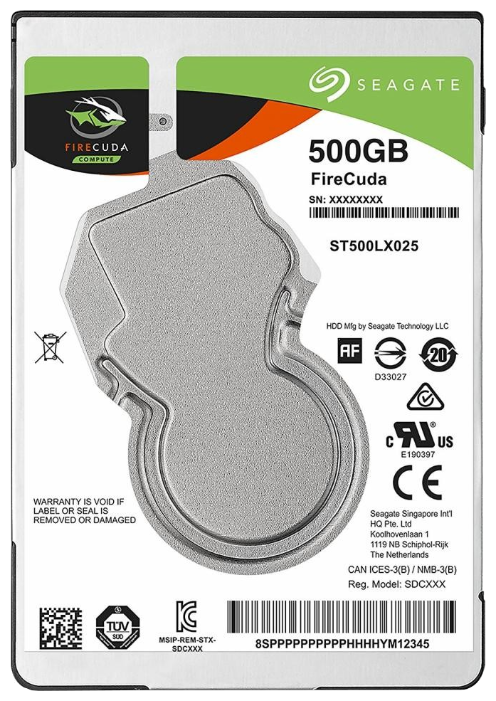 Изображение Жесткий диск 2.5" 500 ГБ Seagate ST500LX025 , 5400 rpm, 128 МБ