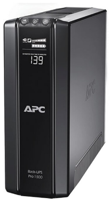 Изображение ИБП APC Back-UPS Pro BR1500GI (интерактивный 865 Вт  ступенчатая аппроксимация синусоиды)