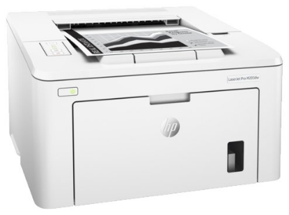 Изображение Принтер HP LaserJet Pro M203dw белый (A4, черно-белая, лазерная, 28 стр/мин)