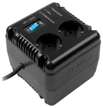 Изображение Стабилизатор Sven VR-L600 (релейный  0,2 кВт)