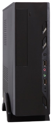 Изображение Корпус ExeGate MI-209 (mATX, Mini-ITX, черный, 300 Вт)/()