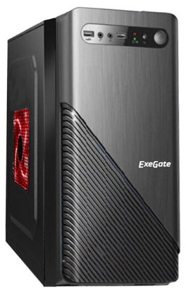 Изображение Корпус ExeGate BAA-103 (mATX, черный, 350 Вт)/(EX277797RUS)