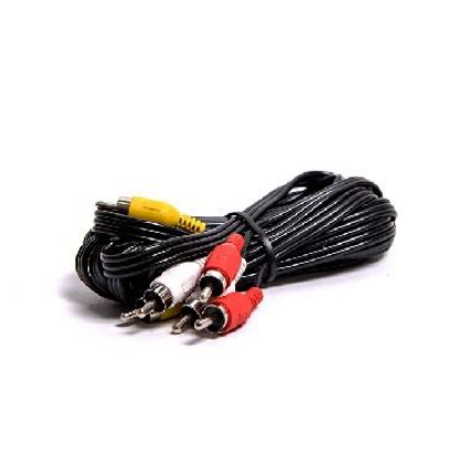 Изображение Кабель соединительный Сигнал 3RCA-3RCA 18645 RCA x3-RCA x3 (черный) (3 м)