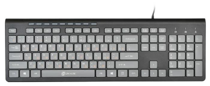 Изображение Клавиатура Oklick 480M Multimedia Keyboard (USB), (серый, черный)