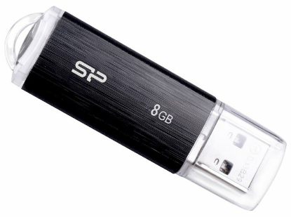 Изображение USB flash Silicon Power Ultima U02,(USB 2.0/8 Гб)-черный (SP008GBUF2U02V1K)