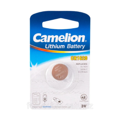 Изображение Батарейка Camelion CR1620-BP1 (CR1620 (5009LC) 3 В  Lithium)