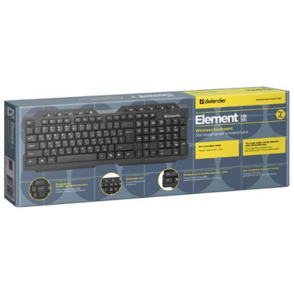 Изображение Клавиатура Defender Element HB-195 RU (USB), (черный)