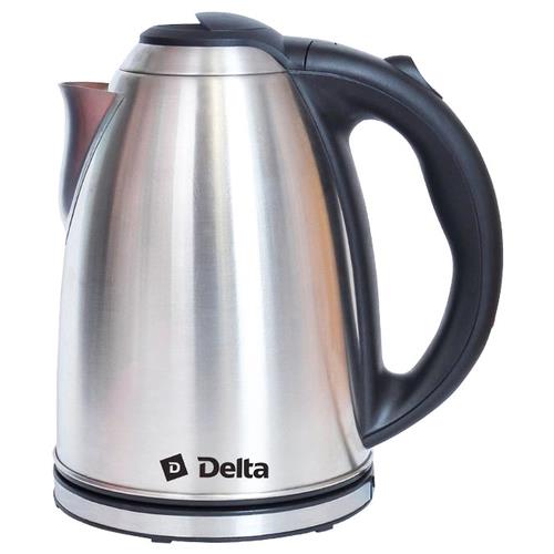 Изображение Электрический чайник DELTA DL-1032 (2000 Вт/2 л /металл/серебристый)
