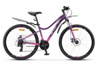 Изображение Велосипед Stels MISS 7100 MD 27.5 V020 (пурпурный/27.5 "/16.0 ")-2020 года LU094059*LU084754