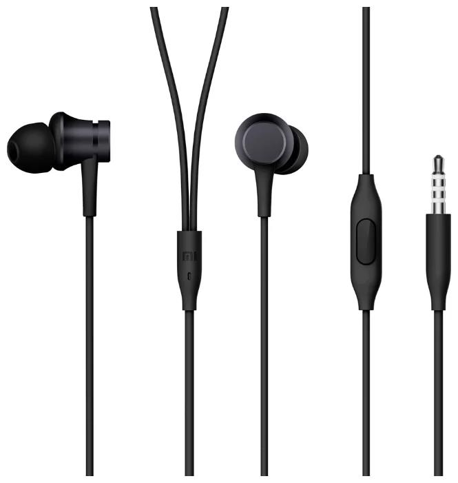 Изображение Наушники Xiaomi Mi In-Ear Headphones Basic черный