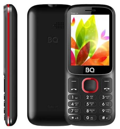 Изображение Мобильный телефон BQ 2440 Step L+,красный, черный