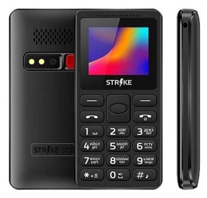 Изображение Мобильный телефон Strike S10,черный