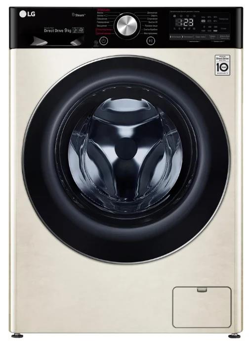 Изображение Стиральная машина LG F4V5VS9B, бежевый (фронтальная, 9 кг, 1400 об/мин )