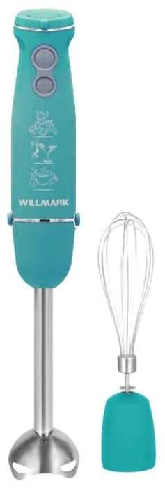 Изображение Блендер Willmark WHB-1110BS (погружной/1000 Вт/голубой)