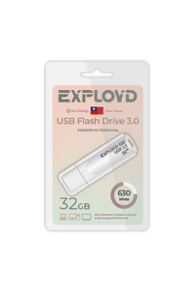 Изображение USB flash Exployd 630,(USB 3.0/32 Гб)-белый ()