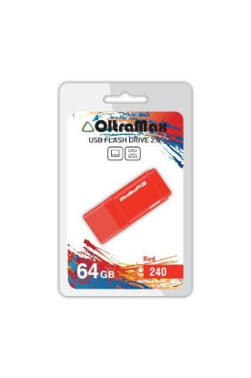 Изображение USB flash OltraMax 240,(USB 2.0/64 Гб)-красный ()