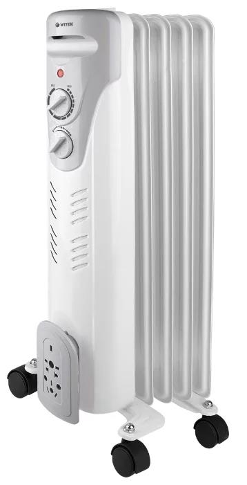 Изображение Масляный радиатор VITEK VT-1707 ( 1000/600/400 Вт/5 секций)
