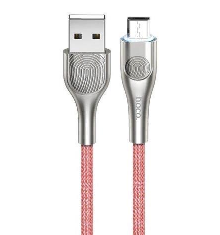 Изображение Кабель соединительный Hoco X59 Enlightenment USB 2.0 A Micro USB 2.0 B красный 1,2 м