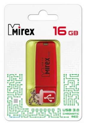 Изображение USB flash Mirex CHROMATIC,(USB 3.0/16 Гб)-красный (13600-FM3СHR16)