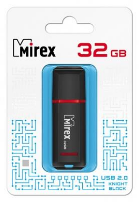 Изображение USB flash Mirex KNIGHT,(USB 2.0/32 Гб)-черный (13600-FMUKNT32)