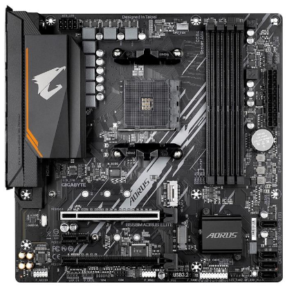 Изображение Материнская плата AM4 GIGABYTE B550M AORUS ELITE